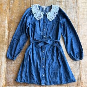 Crewcuts Girls Denim Dress size 14